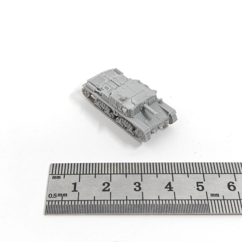 1/144 WWII Semovente M41 Da 75/18, Resin Model Vehicle Kit, Unassembled and Unpainted