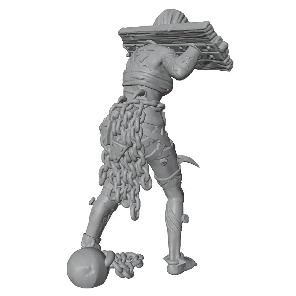 75mm Dark Fantasy Scarred Warrior, Resin Model Figure Kit, Fantasy Theme, Unassembled and Unpainted
