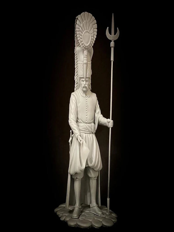 1/24 Ancient Sorceress with Trident, Resin Model Figure Kit, Unassembled and Unpainted