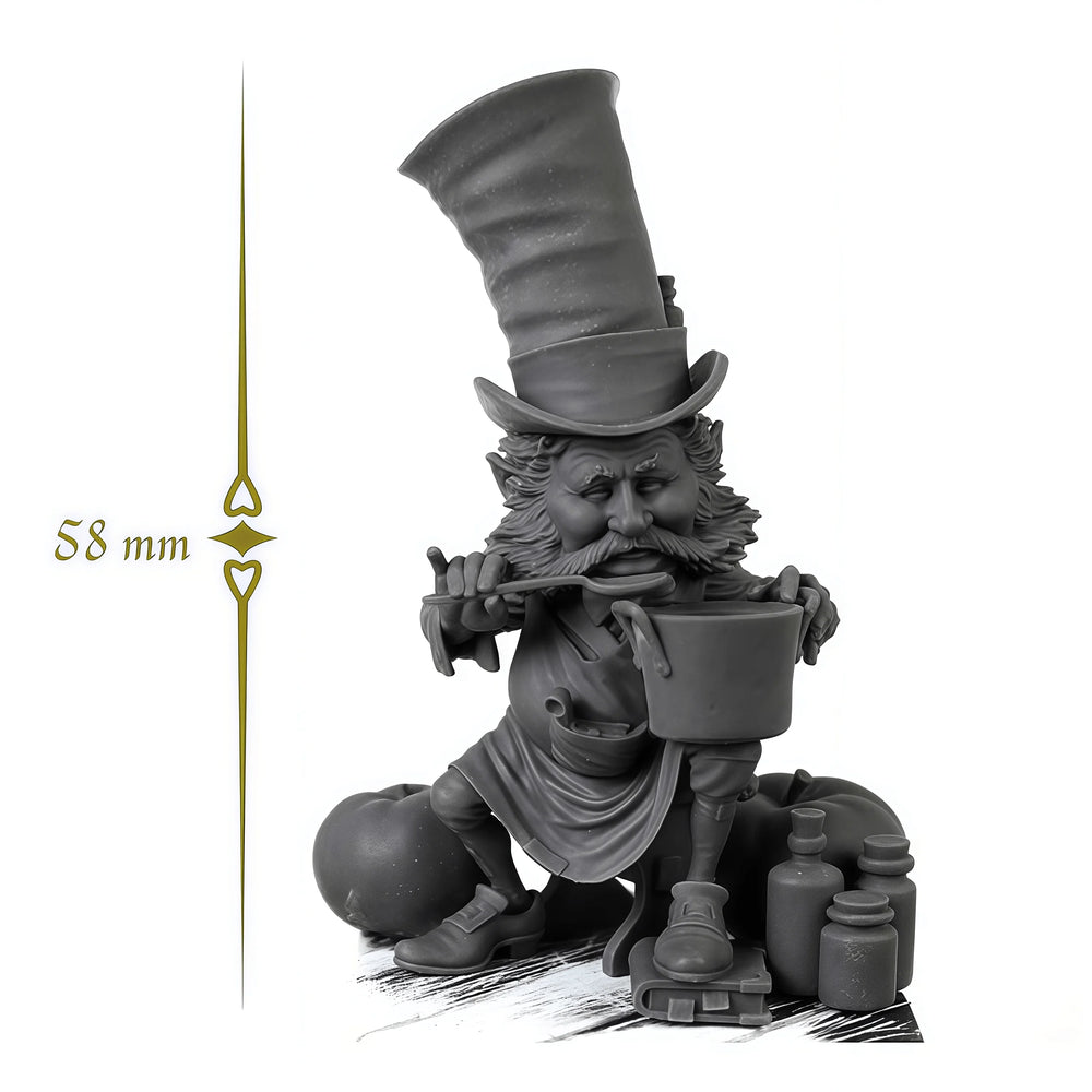 58mm Victorian Character, 2 Figures, Resin Model Figure Kit, Fantasy Theme, Unassembled and Unpainted