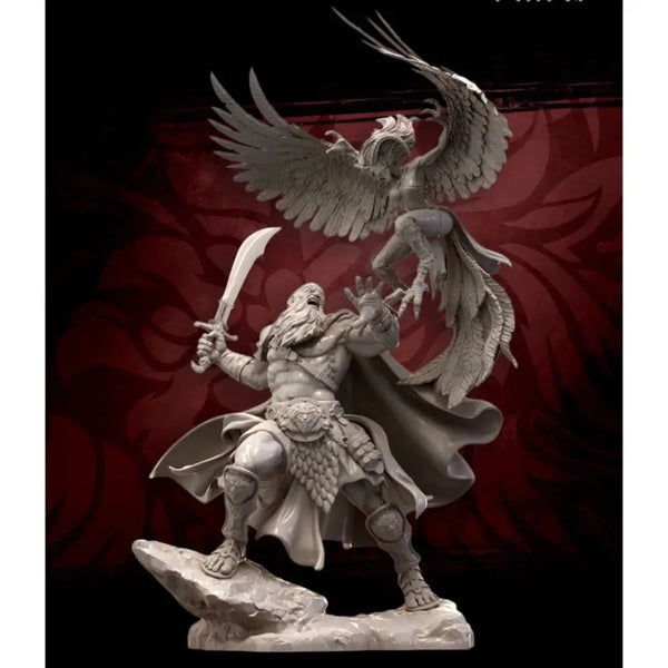 1/24 Winged Angel, Resin Model Figure Kit, Fantasy Theme, Unassembled and Unpainted