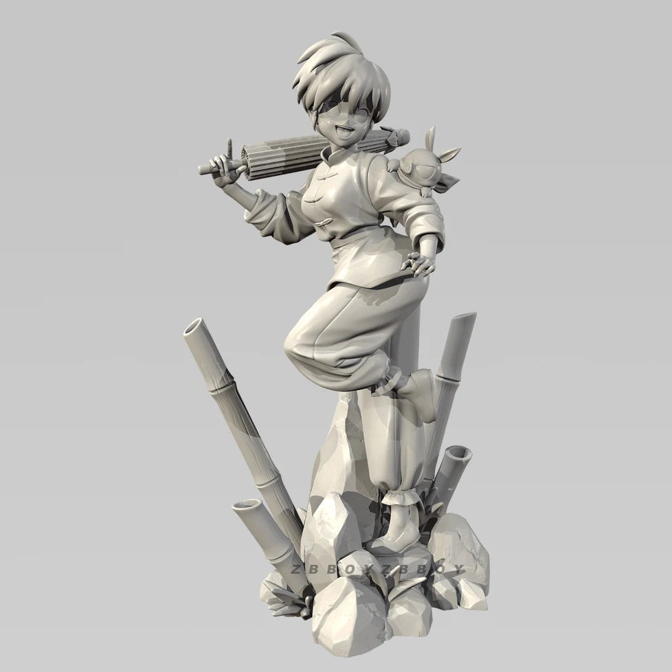 90mm Female Archer, Resin Model Figure Kit, Fantasy Theme, Unassembled and Unpainted