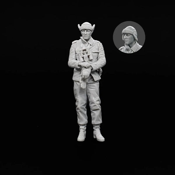 1/35 Modern Combat Soldier with Rifle, Resin Model Figure Kit, Unassembled and Unpainted