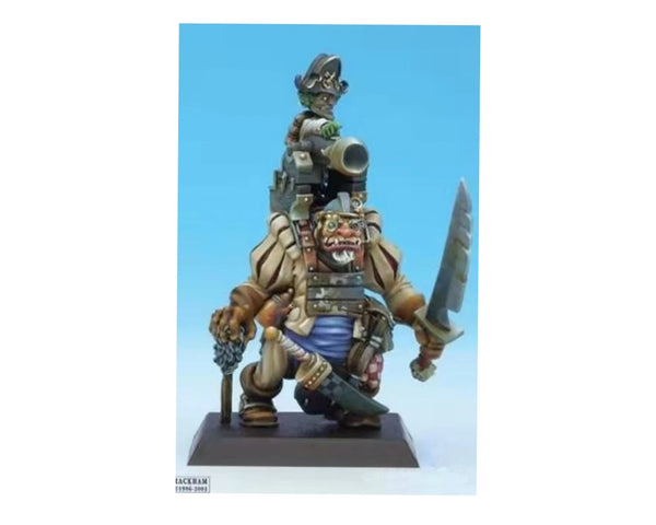28mm Rackham Confrontation Oakley Dwarf, Resin Model Figure Kit, Fantasy Theme, Unassembled and Unpainted