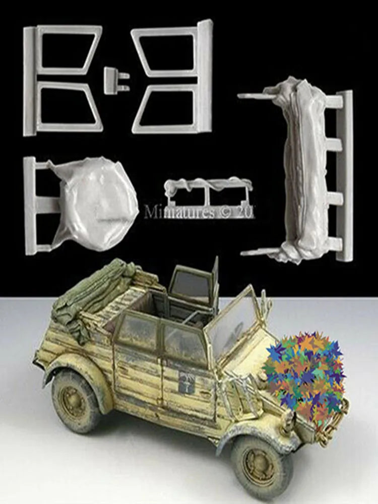 1/35 Ancient Fortification Elements, Resin Model Accessory Kit, Unpainted