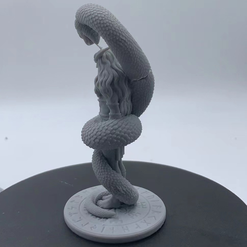105mm Mythical Serpent, Resin Model Figure Kit, Mythology Theme, Unassembled and Unpainted