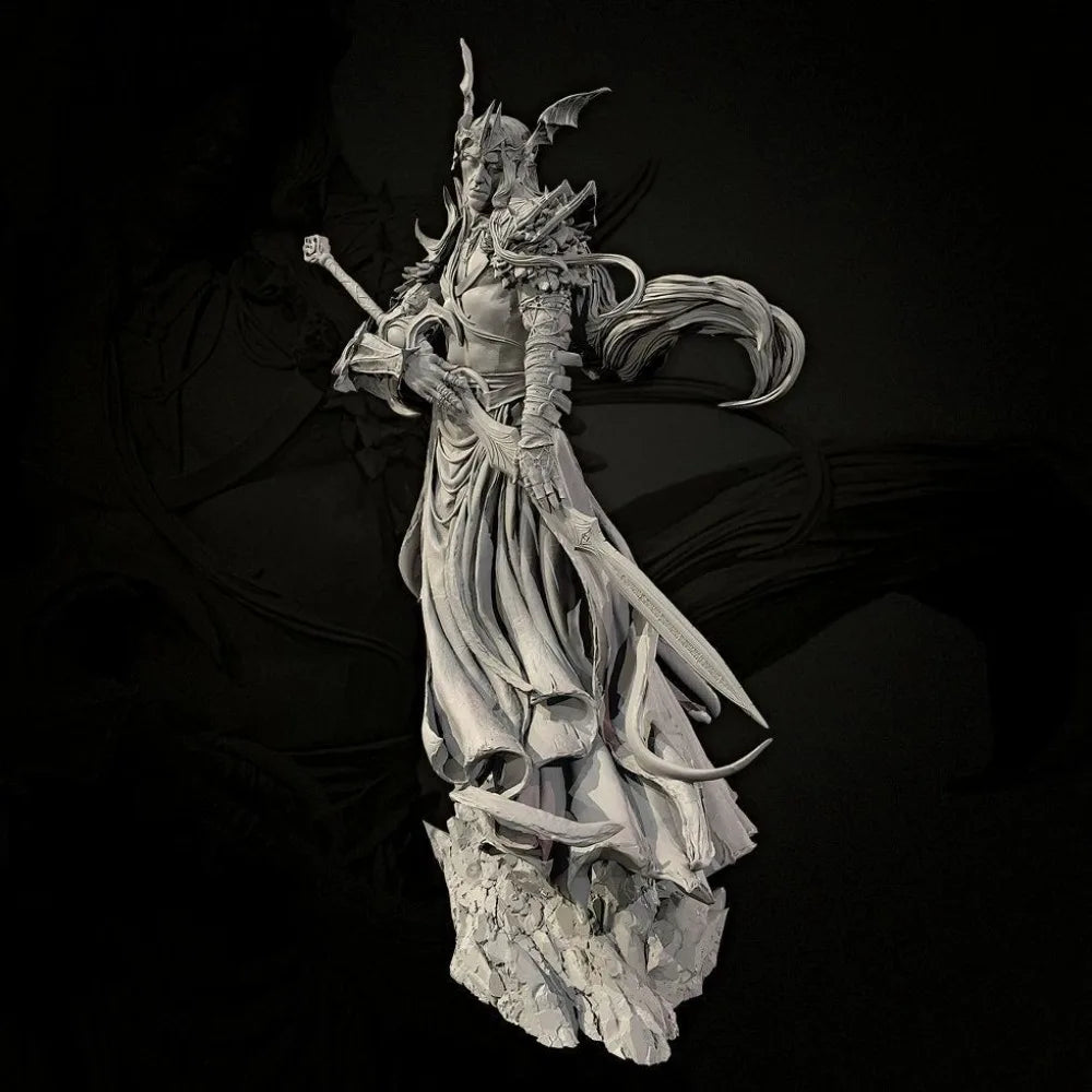 75mm Deepsea Sorceress, Resin Model Figure Kit, Fantasy Theme, Unassembled and Unpainted