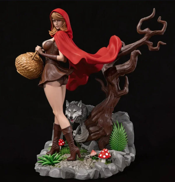 75mm Hooded Sorceress with Orb and Demonic Tendrils, Resin Model Figure Kit, Fantasy Theme, Unassembled and Unpainted