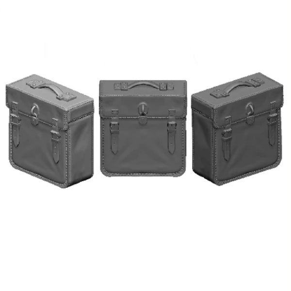1/35 Modern Military Motorcycle Bags, Resin Model Accessory Kit, Unpainted