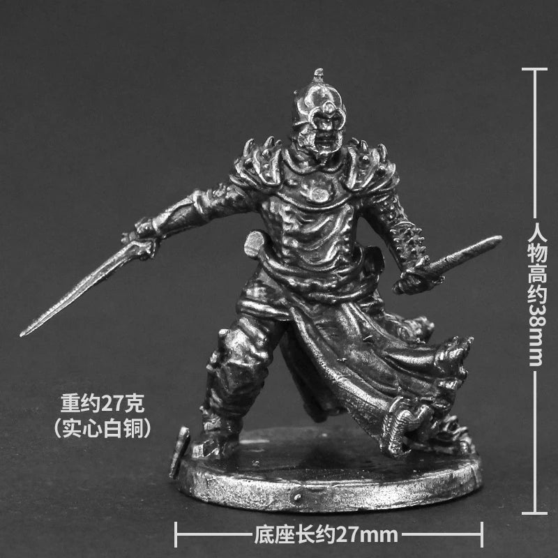32mm Black Dragon Warriors, 9 Figures, Resin Model Figure Kit, Fantasy Theme, Unassembled and Unpainted