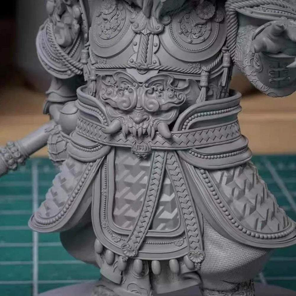 Sun Wukong Monkey King Chibi, Resin Model Figure Kit, Mythology Theme, Unassembled and Unpainted
