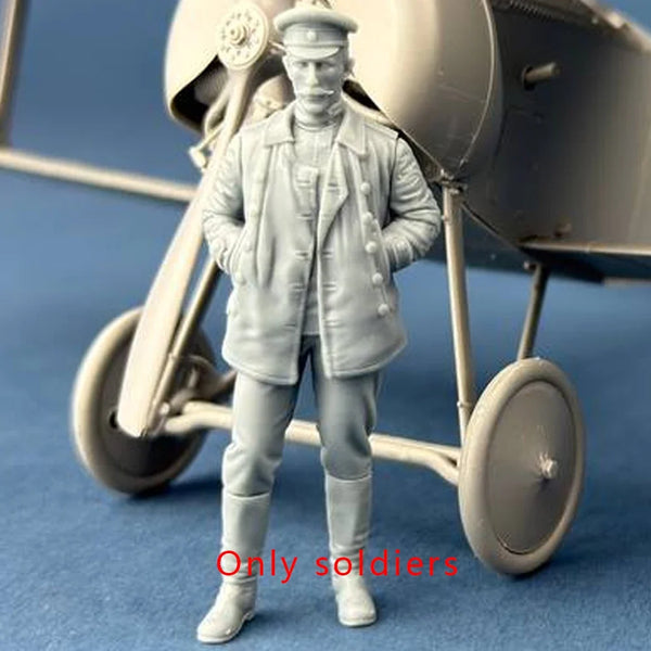 1/32 Cold War Russian Pilot, Resin Model Figure Kit, Unassembled and Unpainted