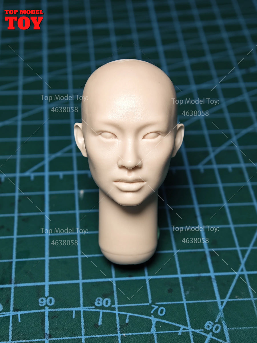 1/6 Scale Unpainted Tony Leung Chiu Wai Head Sculpt Carving Korea China Star Model for 12'' Soldier Action Figure Body Dolls