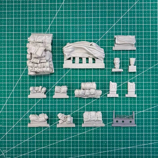 1/35 WWII German Marder II Accessories, Resin Model Accessory Kit, Unpainted