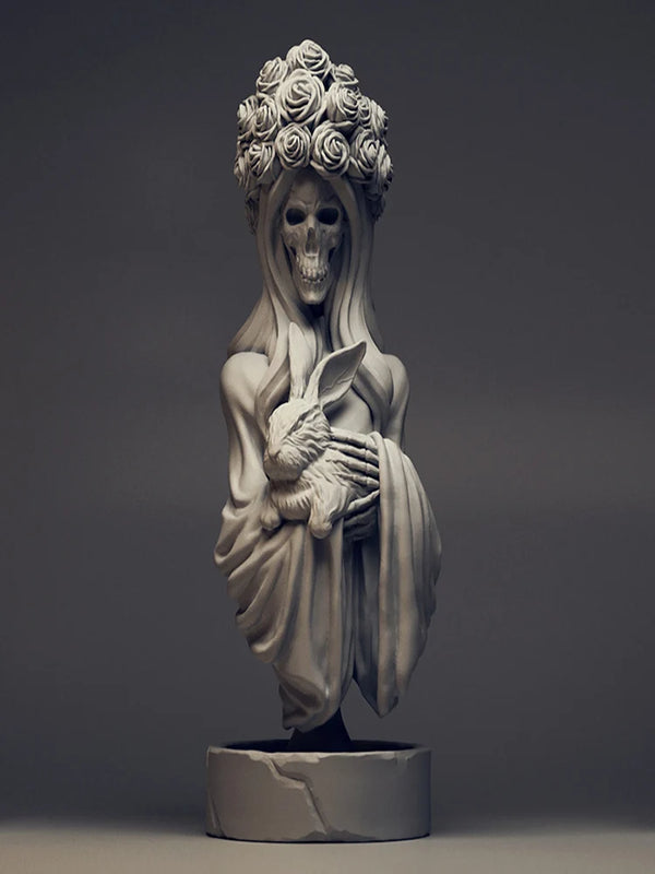 1/10 Ancient Death Goddess, Resin Model Bust Kit, Unassembled and Unpainted