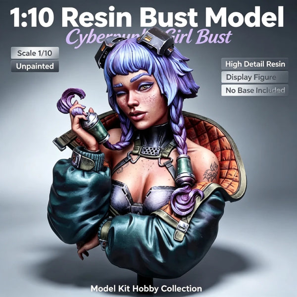 Cyberpunk Female — 1/10 Resin Bust