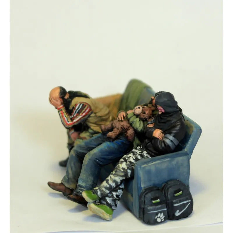 1/35 Modern Military Tactical Scene, 5 Figures, Resin Model Figure Kit, Unassembled and Unpainted