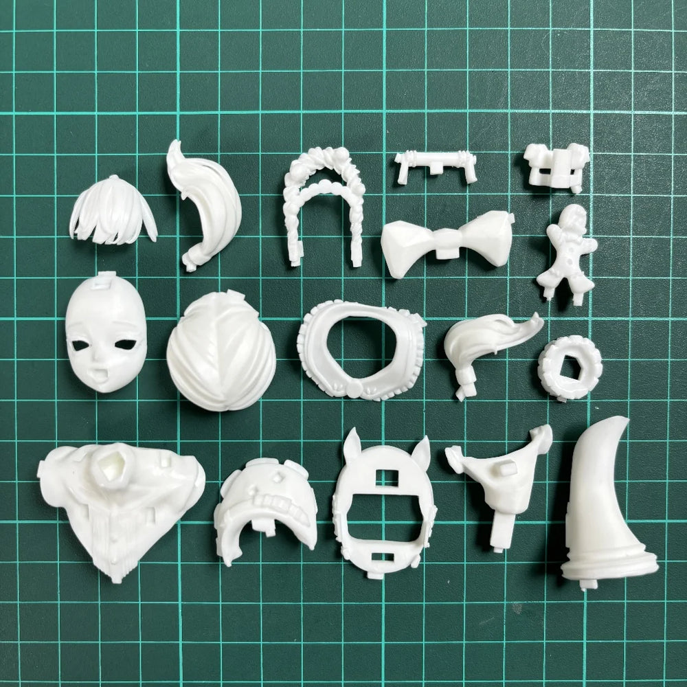 100mm Female Character Busts, 2 Figures, Resin Model Bust Kit, Fantasy Theme, Unassembled and Unpainted