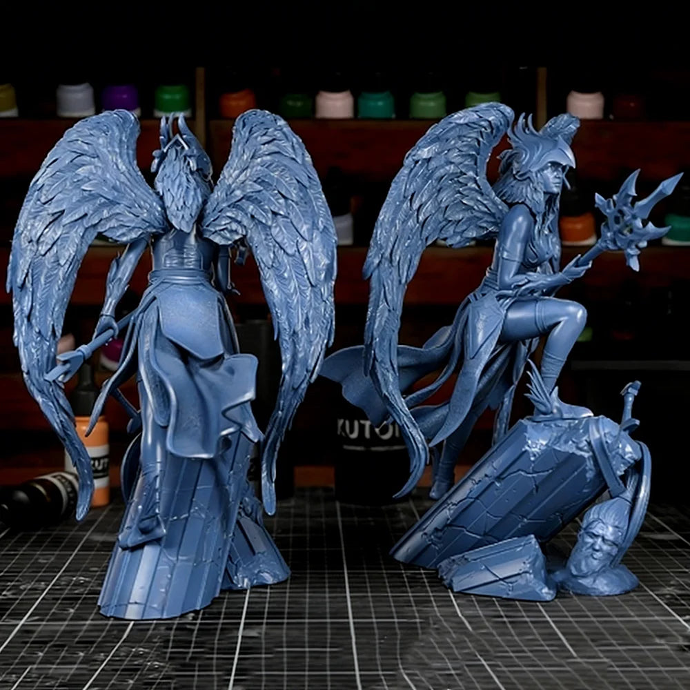 150mm Alwina Half-Bird Angel, Resin Model Figure Kit, Fantasy Theme, Unassembled and Unpainted