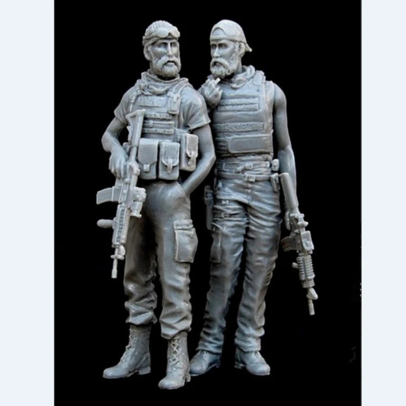 1/35 Modern U.S. Special Forces, 2 Figures, Resin Model Figure Kit, Unassembled and Unpainted