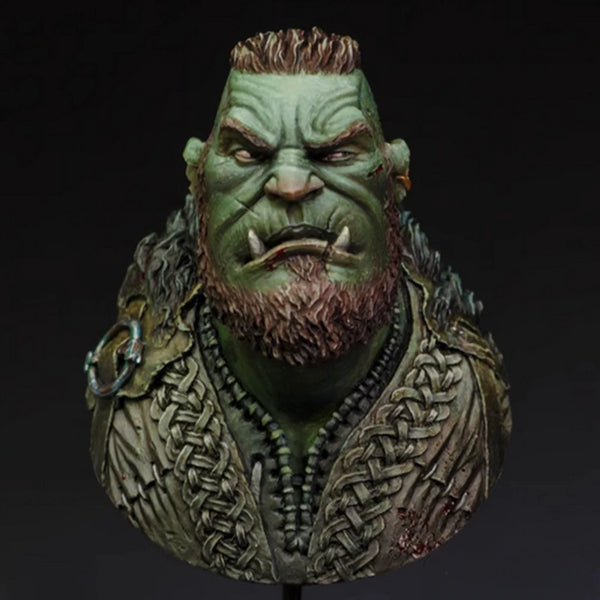1/12 Norwegian Orc Hero, Resin Model Bust Kit, Fantasy Theme, Unassembled and Unpainted
