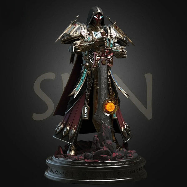 150mm Saint Knight, Resin Model Figure Kit, Fantasy Theme, Unassembled and Unpainted