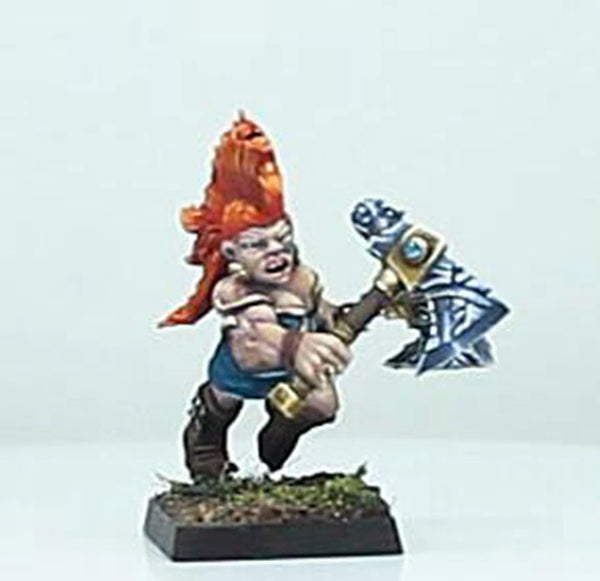 28mm Medieval Dwarf Warrior, Resin Model Figure Kit, Unassembled and Unpainted