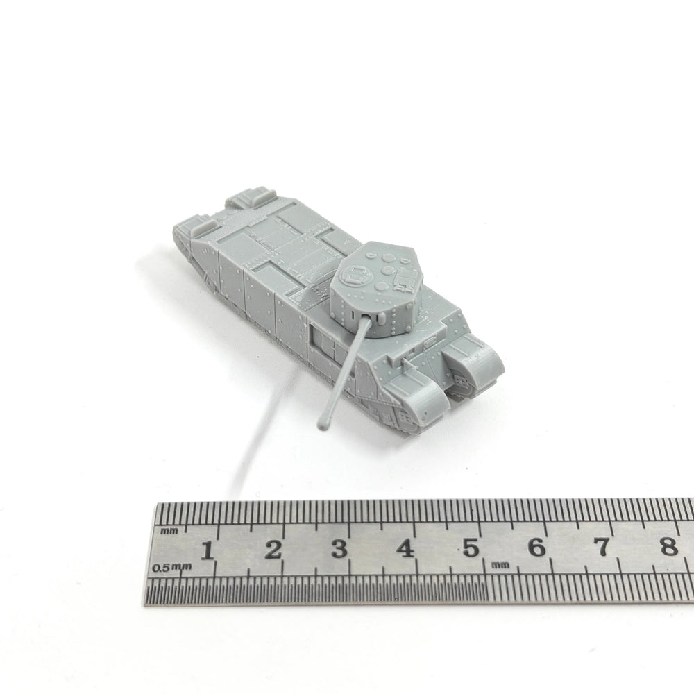 1/144 WWII British TOG II, Resin Model Vehicle Kit, Unassembled and Unpainted