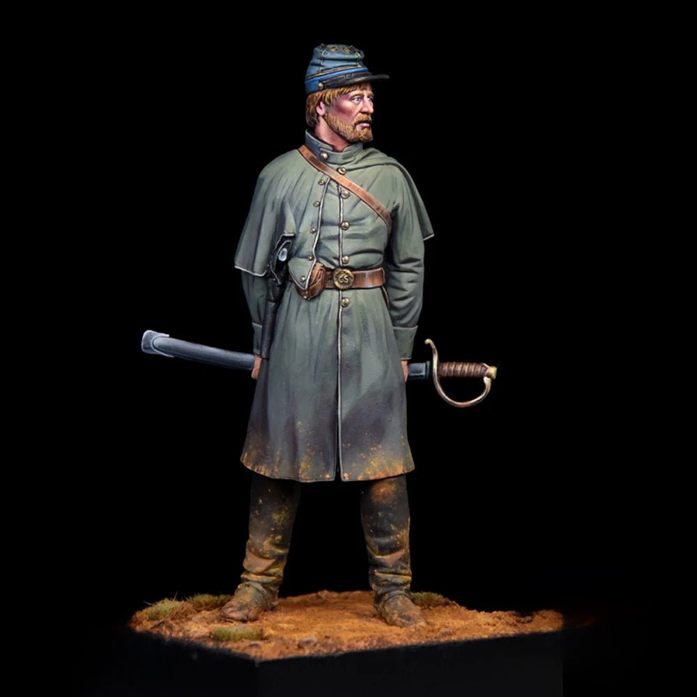 1/24 WWI Imperial German Infantry Officer, Resin Model Figure Kit, Unassembled and Unpainted