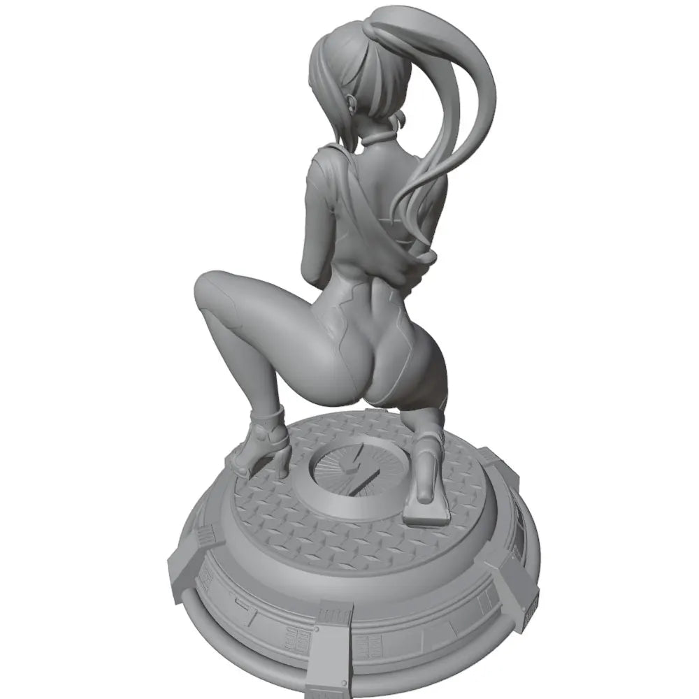 1/24 1/24 Sci-Fi Pin-Up, Resin Model Figure Kit, Unassembled and Unpainted