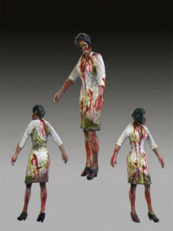 1/35 Dark Fantasy Undead, 3 Figures, Resin Model Figure Kit, Fantasy Theme, Unassembled and Unpainted