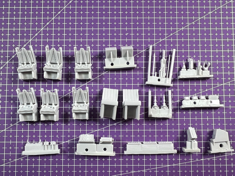 1/35 Cast Resin Model Assembly Kit, GK, RG-31 anti Mine Armored Vehicle Detail Modification Parts, Unpainted (No Etching Film)