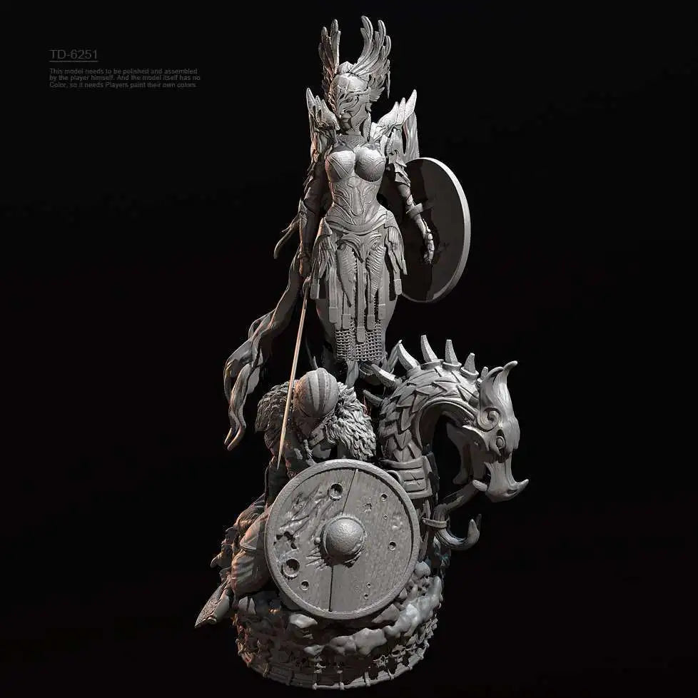 1/32 Goddess, Resin Model Figure Kit, Fantasy Theme, Unassembled and Unpainted