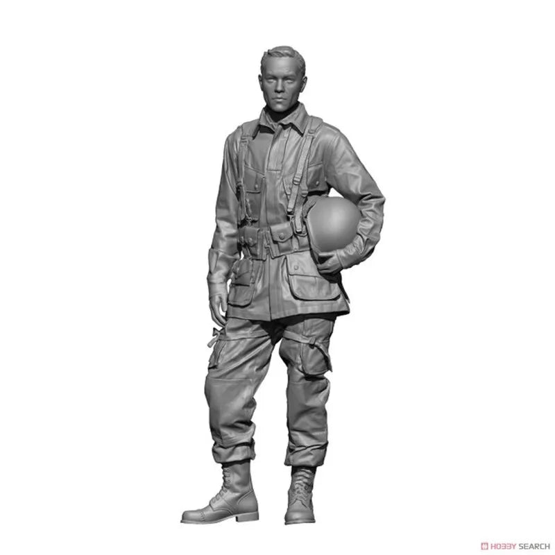 1/35 WWII Allied Paratrooper, Resin Model Figure Kit, Unassembled and Unpainted