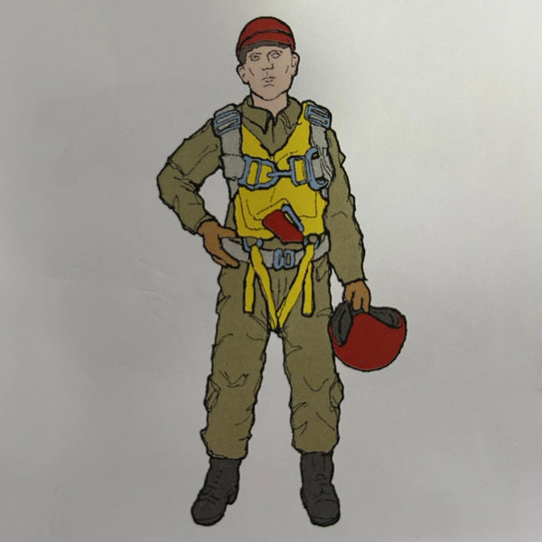 1/32 Cold War USAF Pilot, Resin Model Figure Kit, Unassembled and Unpainted