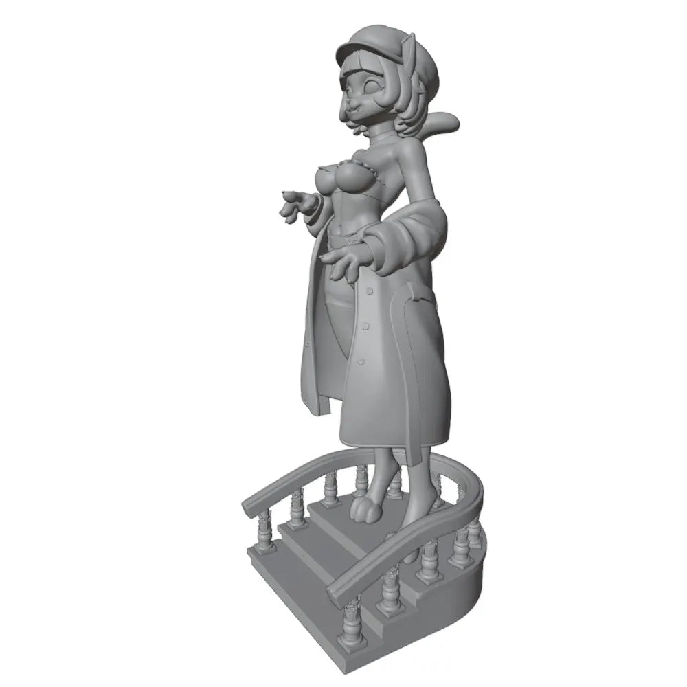1/24 Cat-Girl, Resin Model Figure Kit, Anime Theme, Unassembled and Unpainted