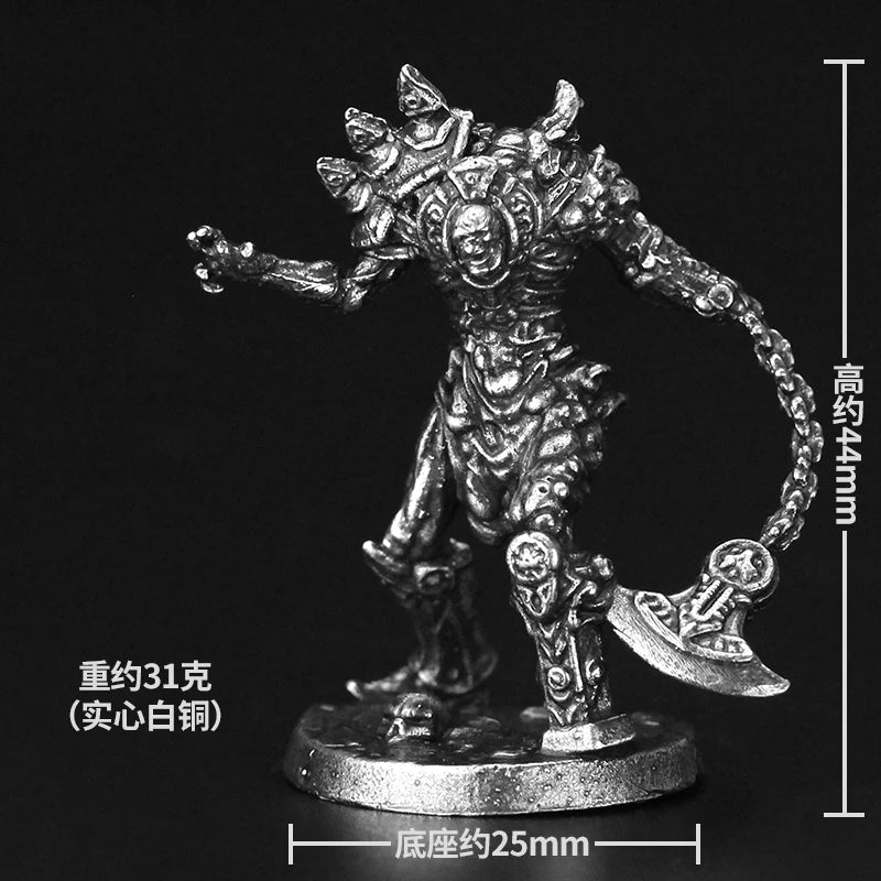 28mm Gothic Monastery Chaplain, 8 Figures, Resin Model Figure Kit, Fantasy Theme, Unassembled and Unpainted