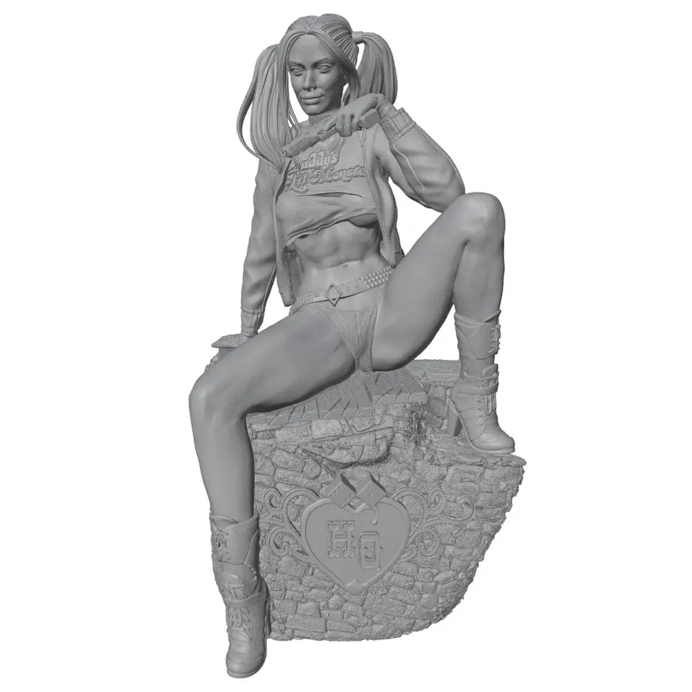 75mm Ornate Fantasy Pinup, Resin Model Figure Kit, Unassembled and Unpainted