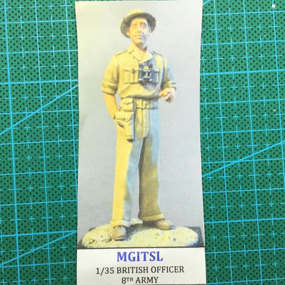 1/35 WWI British Officer, Resin Model Figure Kit, Unassembled and Unpainted