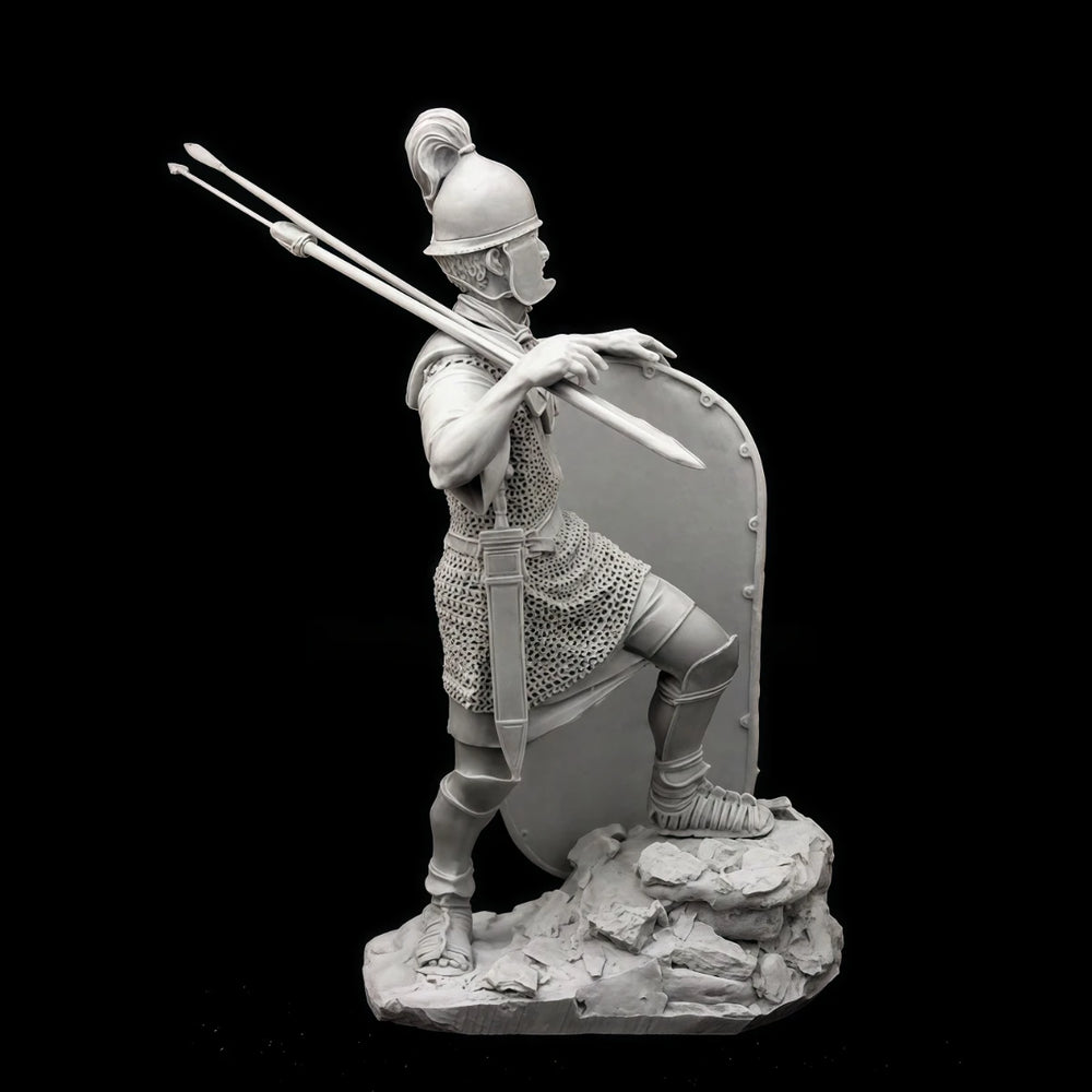 75mm Ancient Roman Legion Soldier, Resin Model Figure Kit, Unassembled and Unpainted