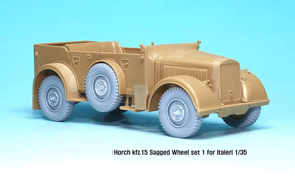 1/35 WWII German Horch Kfz.15 Personnel Carrier, Resin Model Vehicle Kit, Unassembled and Unpainted