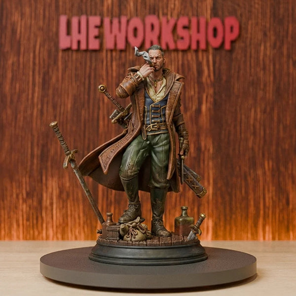 75mm Medieval Wandering Swordsman, Resin Model Figure Kit, Unassembled and Unpainted