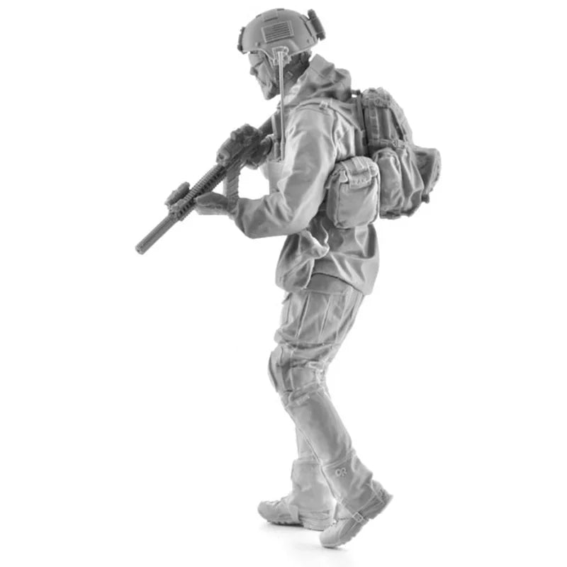 1/16 Modern US Marine Corps Soldier, Resin Model Figure Kit, Unassembled and Unpainted