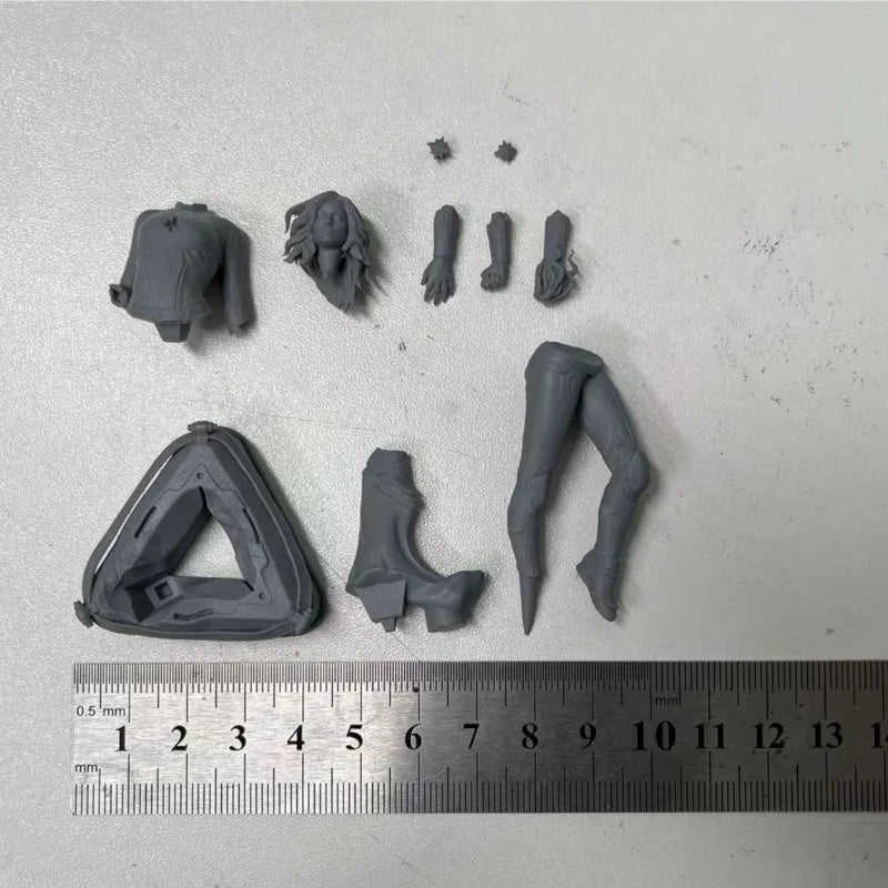 1/24 Flying Sorceress, Resin Model Figure Kit, Fantasy Theme, Unassembled and Unpainted
