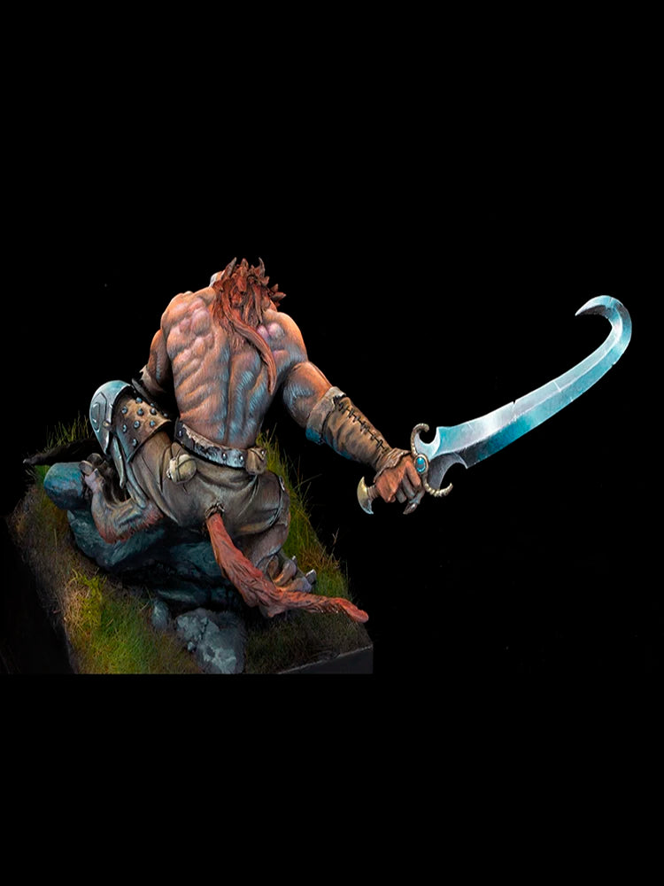 1/24 Orc Officer, Resin Model Figure Kit, Fantasy Theme, Unassembled and Unpainted