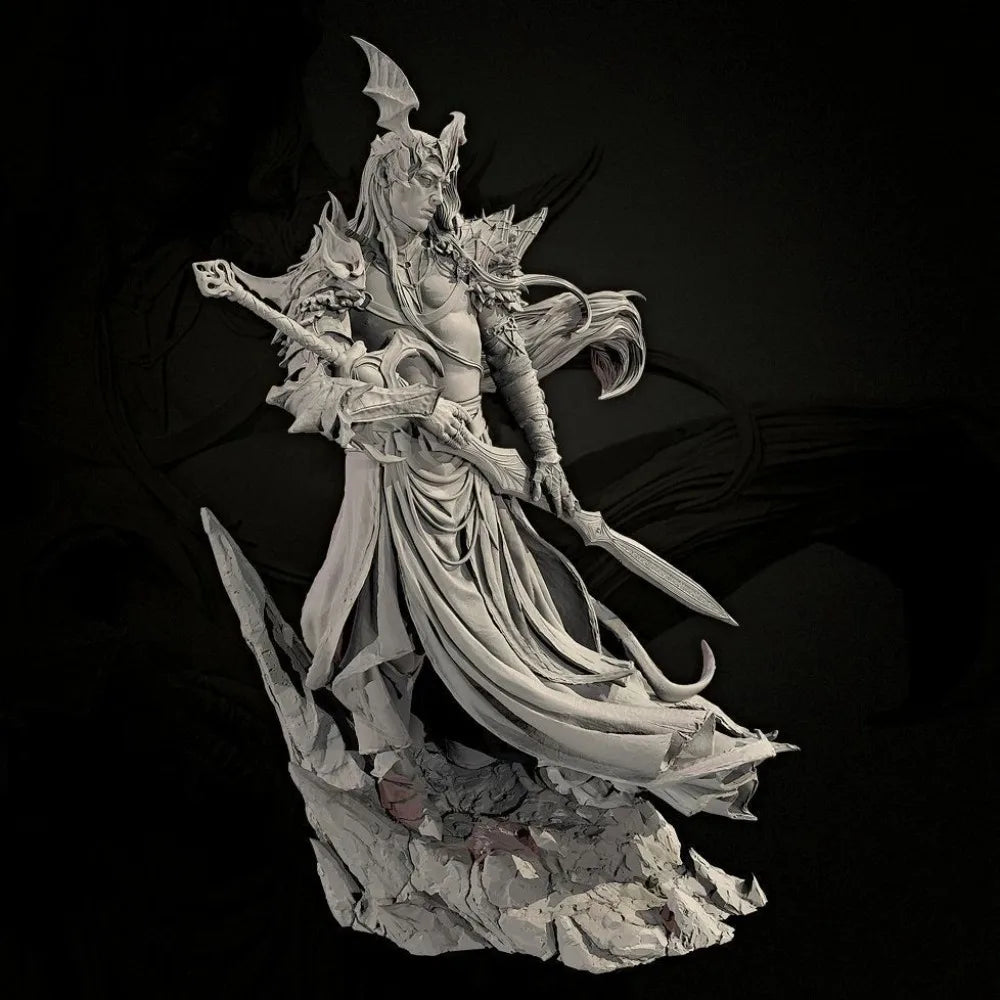 75mm Deepsea Sorceress, Resin Model Figure Kit, Fantasy Theme, Unassembled and Unpainted