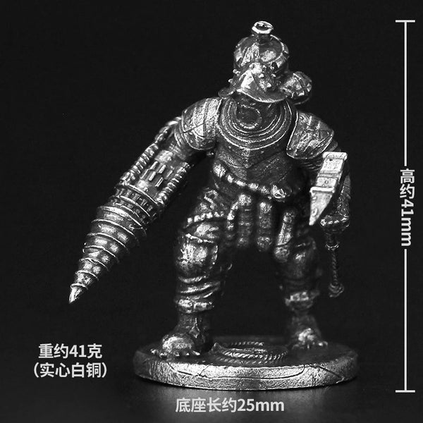 28mm Deep-Sea Digger Warriors, 6 Figures, Resin Model Figure Kit, Fantasy Theme, Unassembled and Unpainted