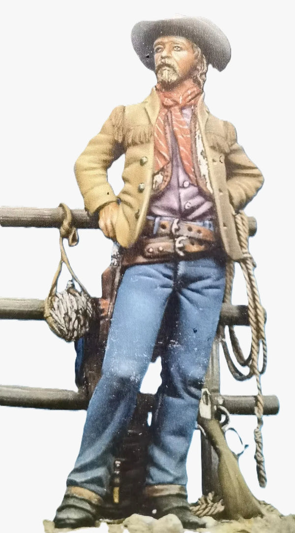 1/35 American Civil War American Western Cowboy Gunslinger, Resin Model Figure Kit, Unassembled and Unpainted