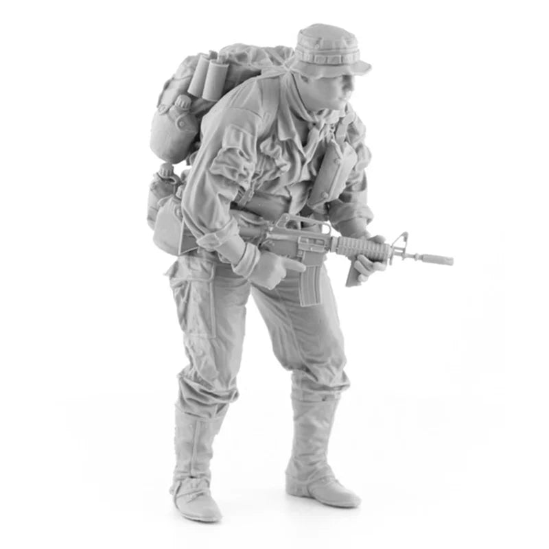 1/16 Vietnam War American Infantry Soldier, Resin Model Figure Kit, Unassembled and Unpainted