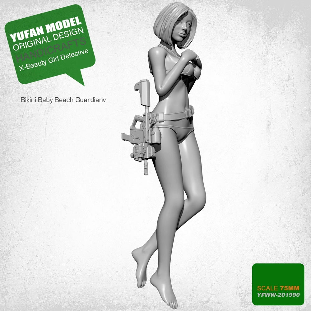 75mm Detective Series, Resin Model Figure Kit, Unassembled and Unpainted